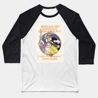 Mosaicos Hidráulicos Òrsola Solá y Cia. 1898 Baseball T-Shirt